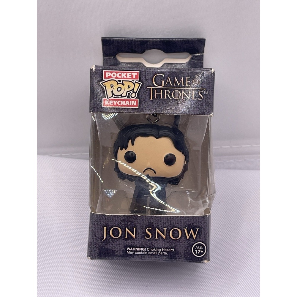 Jon Snow Funko Pop Pocket‎ Keychain Game of Thrones Figure